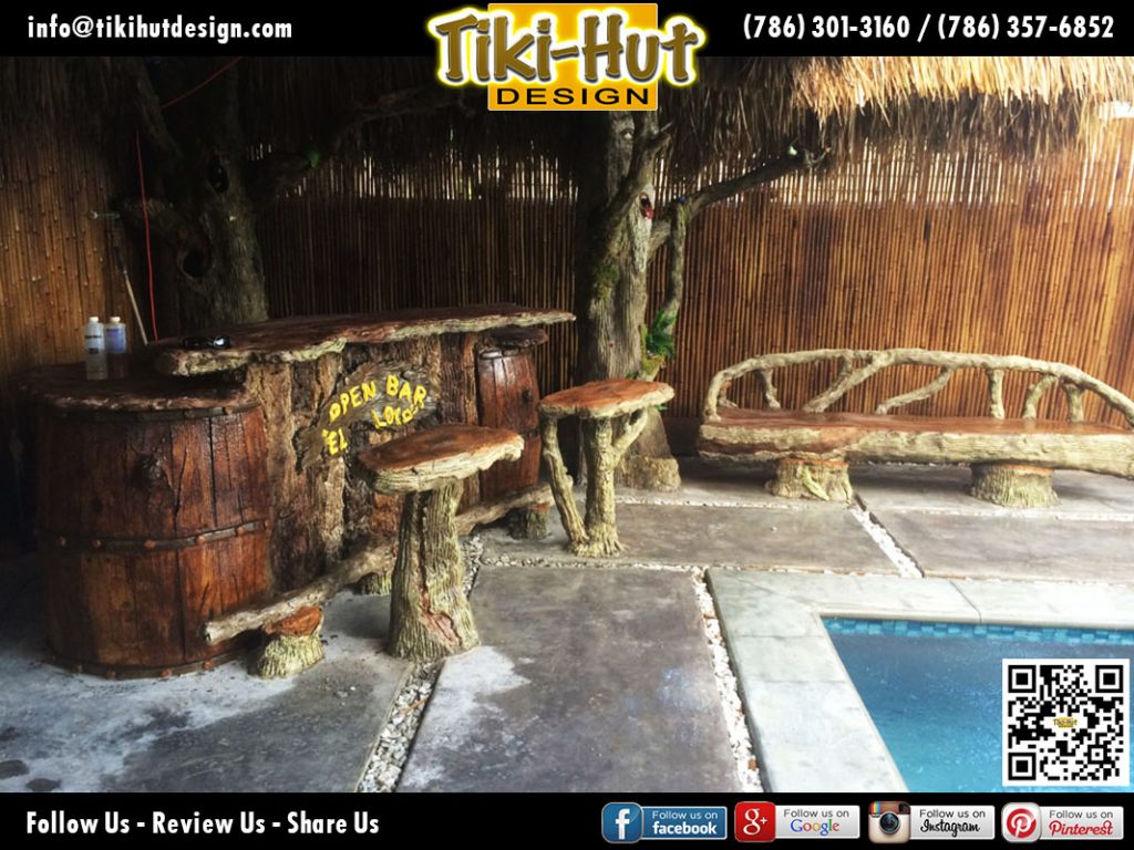 Custom-Tiki-Bar-and-Stools-designed-and-sculpted-form-cementby-Tiki-Huts-Design-of-Miami