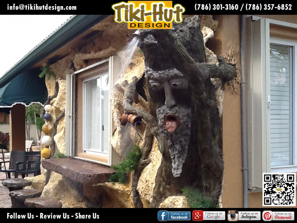 Custom-cement-structure-pool-shower-by-Tiki-Hut-Design-of-Miami